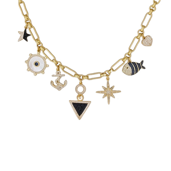 Mila Nautical Charm Necklace